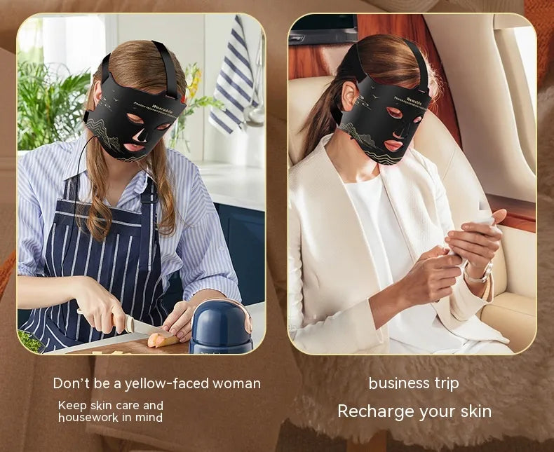 Infrared LED Phototherapy Face Mask