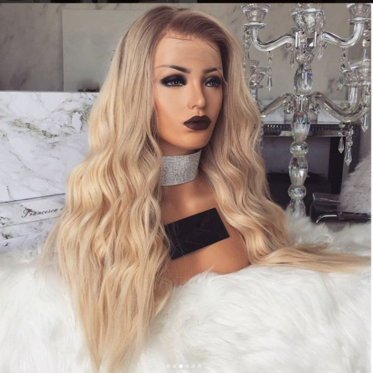 American Style Mid-length Curly Wig-2