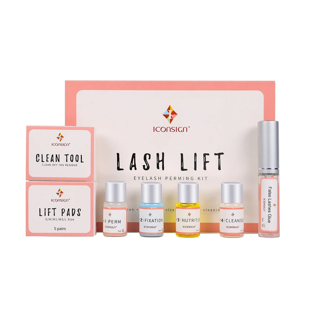 ICONSIGN Lash Lift Kit Lifiting Eyelash Enhancer. Curls last 6-8 weeks