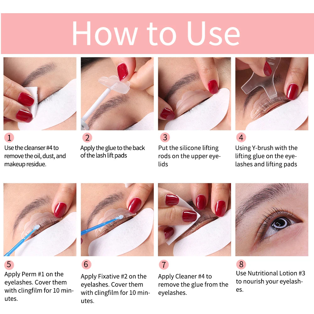 ICONSIGN Lash Lift Kit Lifiting Eyelash Enhancer. Curls last 6-8 weeks