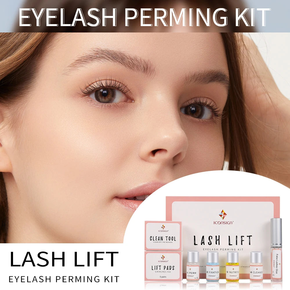 ICONSIGN Lash Lift Kit Lifiting Eyelash Enhancer. Curls last 6-8 weeks