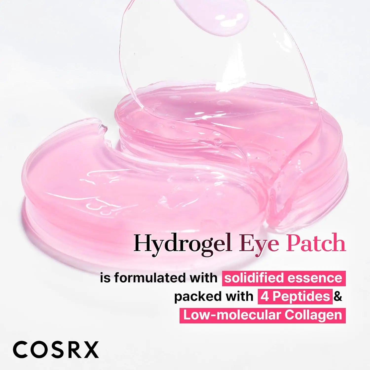 Hydrogel Eye Patches for Puffy Eyes and Dark Circles, 60 Patches, Korean Skin Care