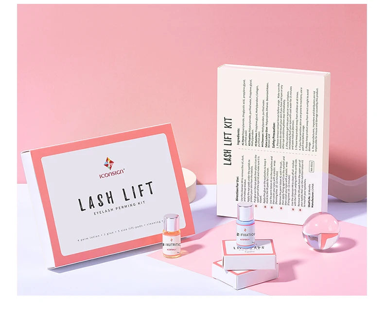 ICONSIGN Lash Lift Kit Lifiting Eyelash Enhancer. Curls last 6-8 weeks