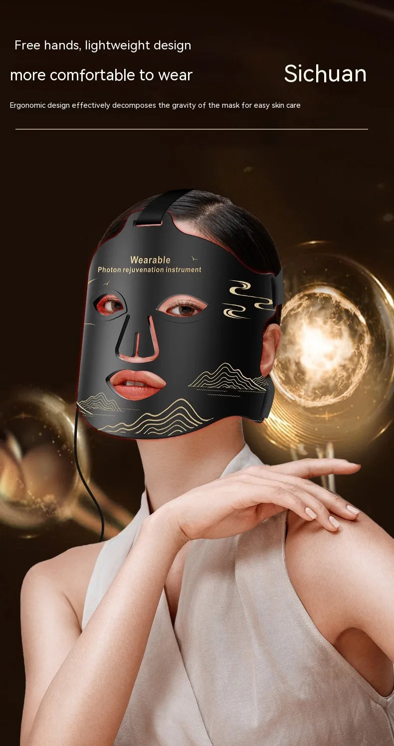 Infrared LED Phototherapy Face Mask